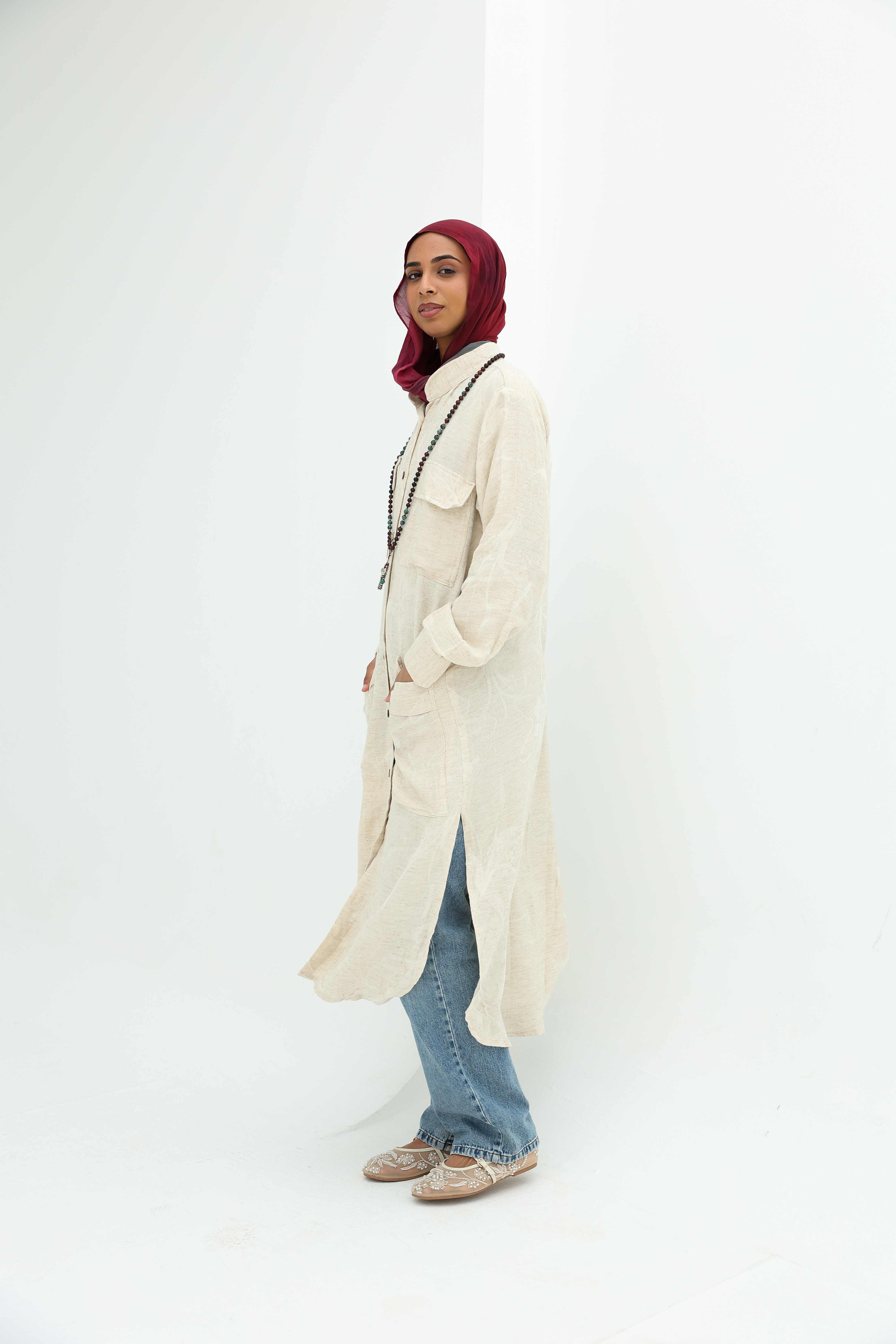 Linen Long Shirt