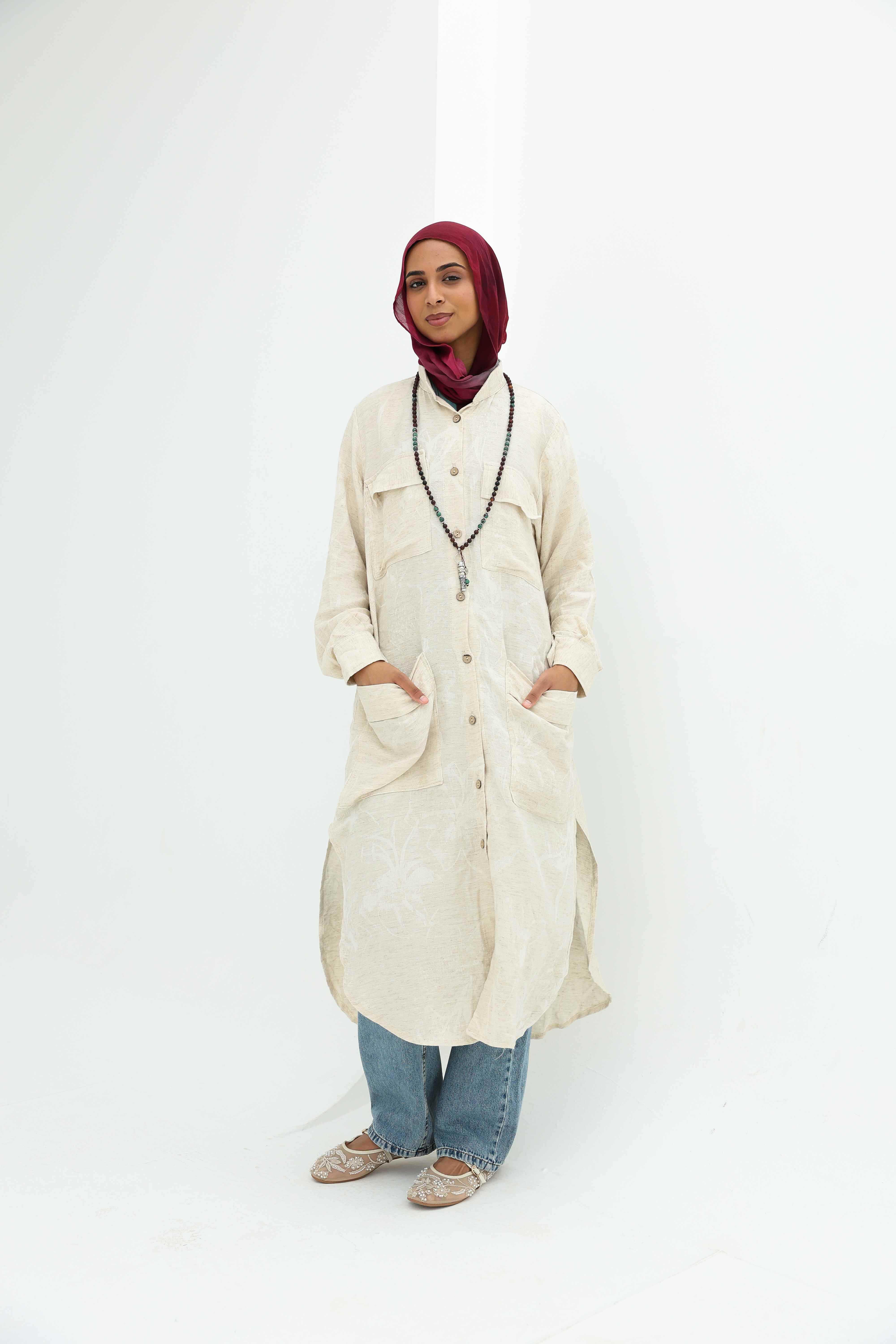 Linen Long Shirt